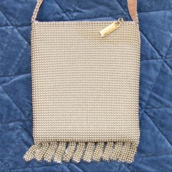 Marlo Beaded Handbag / Minaudiere with Fringe - Picture 1 of 7